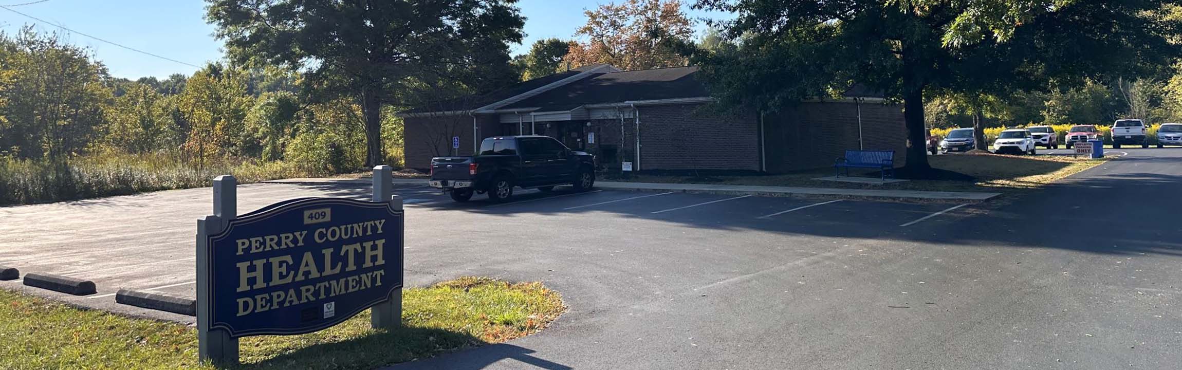 Exterior of the Perry County Ohio Health Department offices.