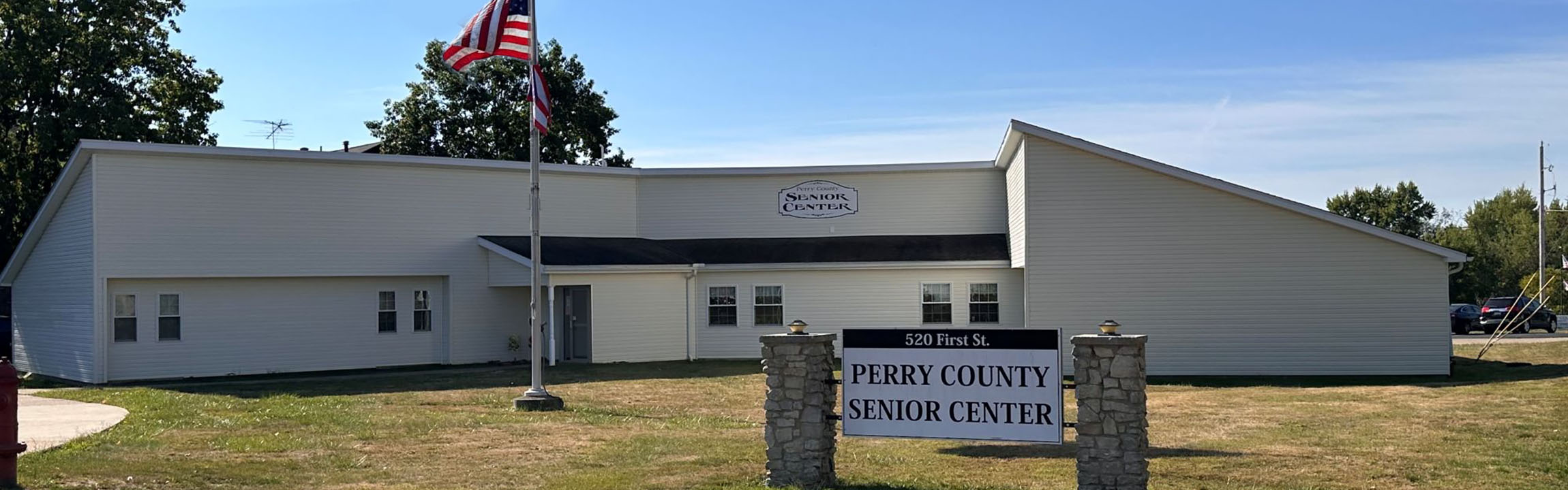 Exterior of the Perry County Ohio Senior Center.